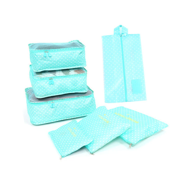 RUPUTIN 7Pcs/set Trip Luggage Organizer Clothes Finishing Kit