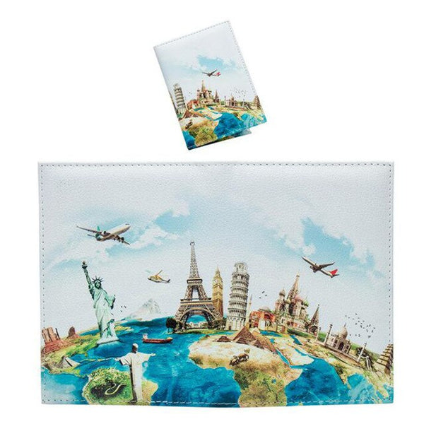 2019 New World Trip Map Travel Passport Covers